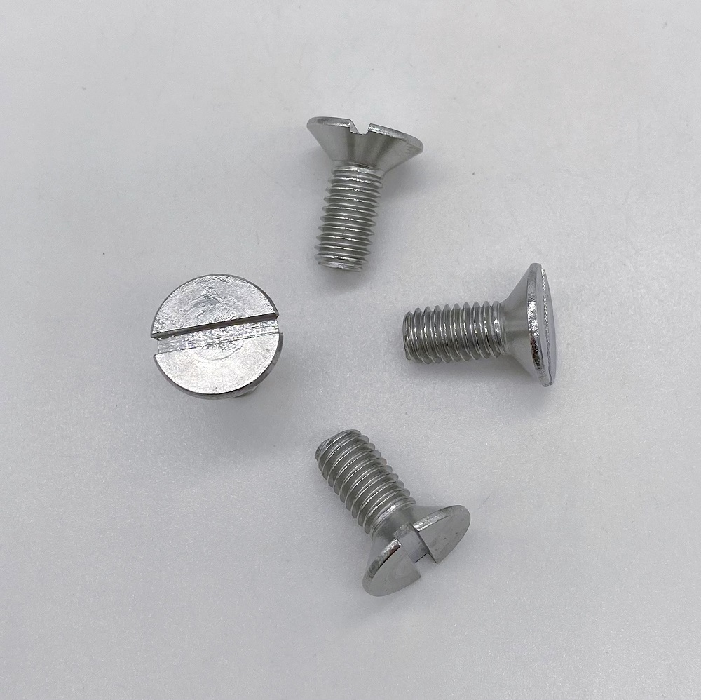 ¿Cuál es el alcance del uso de los tornillos de la máquina de cabezal del mostrador ranurado DIN963?